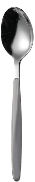 Cucchiaio My Fusion Set 6 pezzi in acciaio inox 18/10 (AISI 304) manico in ABS Grigio lavabili in lavastoviglie