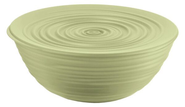 Contenitore con Coperchio, M Tierra riciclando bottiglie di plastica � 18xh7,6 cm - 1090cc Post Consumed Recycled Poliestereastic Verde alga