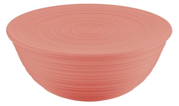 Contenitore insalatiera Tierra XL realizzato con plastica riciclata di 14 bottiglie �30xh12,8 cm -5000 cc colore Terracotta