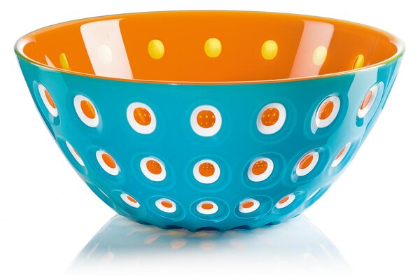 Ciotole contenitore 25xh 11,00 cm - 2700 cc Le Murrine azzurro/bianco/arancio