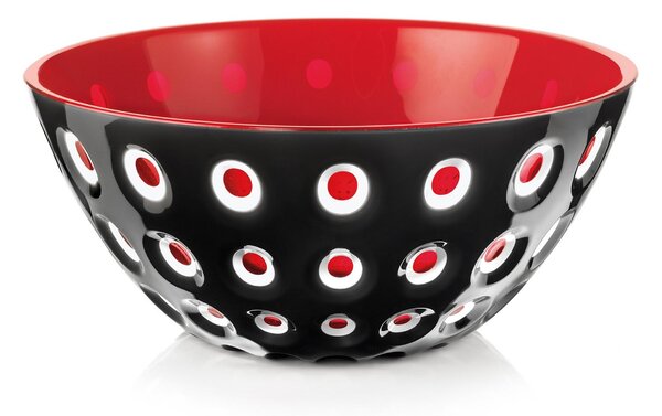 Ciotole contenitore 25xh11,00 cm - 2700 cc Le Murrine nero/bianco/rosso