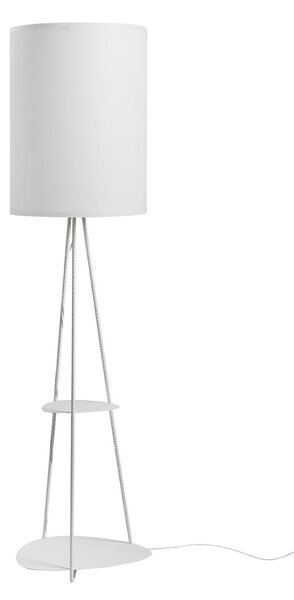 Lampada da terra STONE � 46xh180 cm Struttura in metallo e ripiani portaoggetti verniciato BIANCO