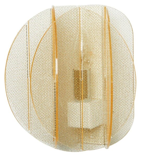 Applique in metacrilato ALLEGRETTA 24x24xh17 cm Texture Gold Oro