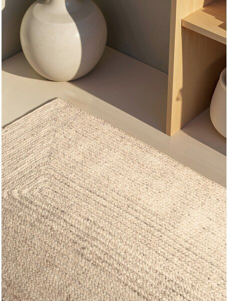 Tappeto color crema in iuta reversibile/tessuto a mano 200x300 cm Juno – Hanse Home