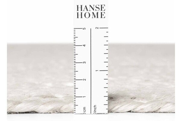 Tappeto color crema in iuta reversibile/tessuto a mano 200x300 cm Juno – Hanse Home