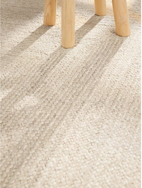 Tappeto color crema in iuta reversibile/tessuto a mano 200x300 cm Juno – Hanse Home