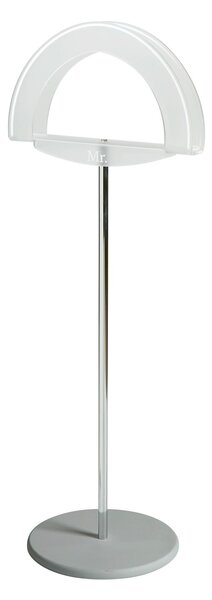 Servomuto Appendiabiti in metacrilato ROBIN 43x32xh113 cm bianco satinato
