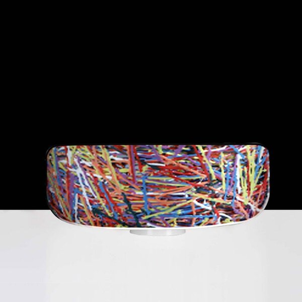 Lampada da appoggio , tavolo con paralume in materiale plastico CAKE �70xh25cm Multicolor