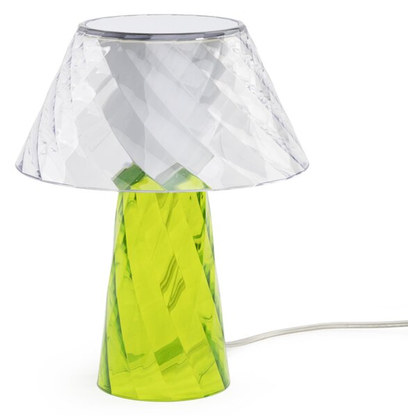Lampada da Tavolo Abat-Jour in Metacrilato TATA 20x20x25h cm IP 20 Attacco G9 1xMAX 5 W Dotate di filo elettrico color Verde