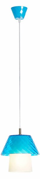 Sospensione realizzata in materiale acrilico TRILLY 1 Luce �20xh 25 cm BLU