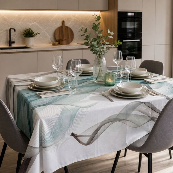 Tovaglia da tavola moderna Botticelli Home Ellisse
