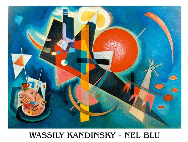 Stampa d'arte Kandinsky - Nel Blu, Wassily Kandinsky