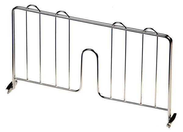 Separatore per Libri verticale 60 cm per scaffalatura archimede, si fissa al ripiano