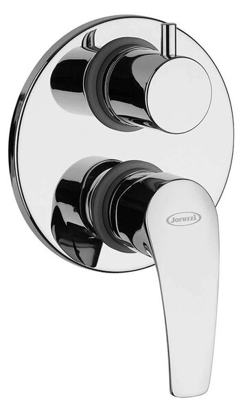 Miscelatore doccia incasso con deviatore Jacuzzi | rubinetteria Lucente ottone cromato