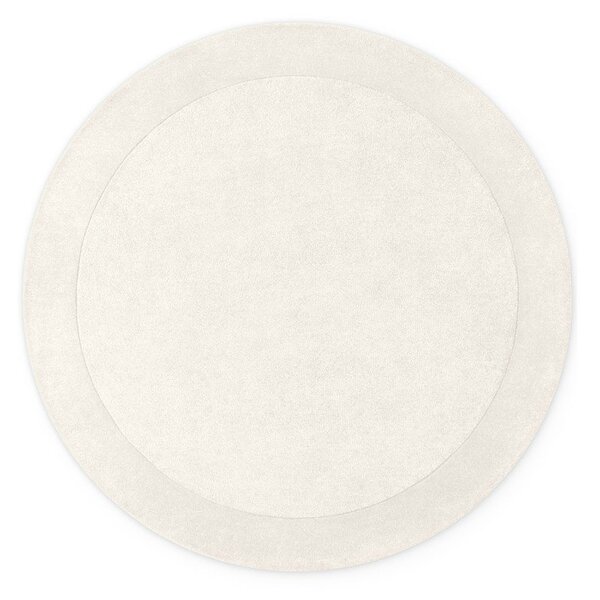 Tappeto rotondo color crema in misto lana tessuto a mano ø 150 cm Kivi – Villeroy&Boch