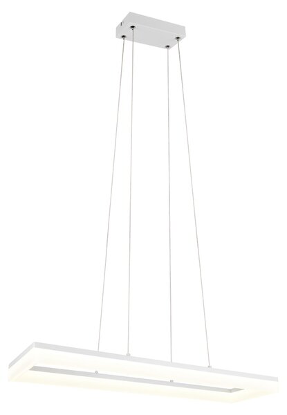 LED, lampada a sospensione, bianco, SMD, 27W, bianco neutro, L 70 cm