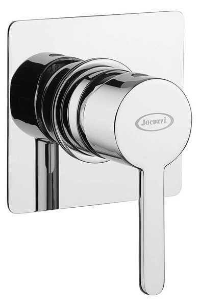 Miscelatore doccia incasso monoleva Jacuzzi | rubinetteria Sunset ottone cromato 0SU00410JA01