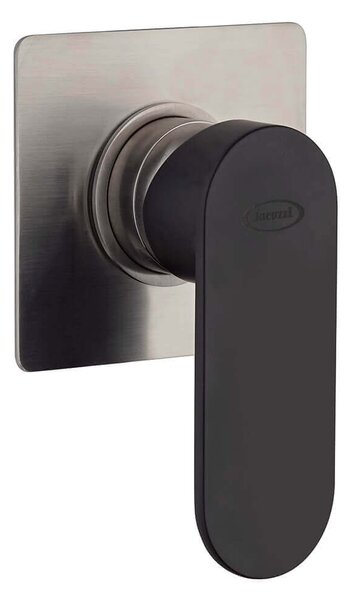 Miscelatore Jacuzzi Rubinetteria incasso doccia nichel e nero opaco