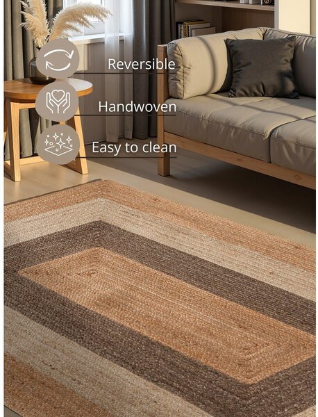 Tappeto in iuta reversibile/tessuto a mano 200x300 cm Juno – Hanse Home