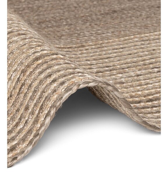 Tappeto colore naturale chiaro/colore naturale scuro in iuta reversibile/tessuto a mano 120x170 cm Juno – Hanse Home