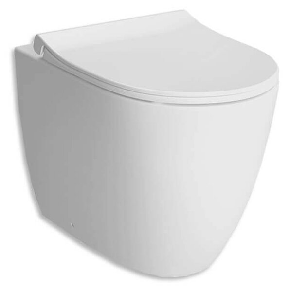 WC Vitra Sento filo muro a terra rimless bianco opaco cod. 7985B001-0075