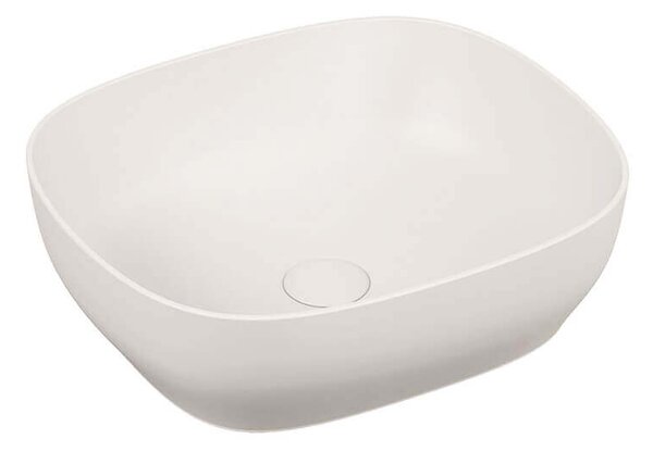 Lavabo da appoggio quadrato Outline square di Vitra sanitari in ceramica bianca 5994B403-0016