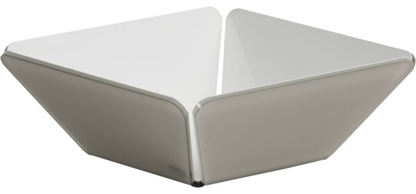 Cestino pane like water tortorabianco satinato, dimensioni 21x21xH7,5 cm, peso 0,25 kg, spessore 5 mm
