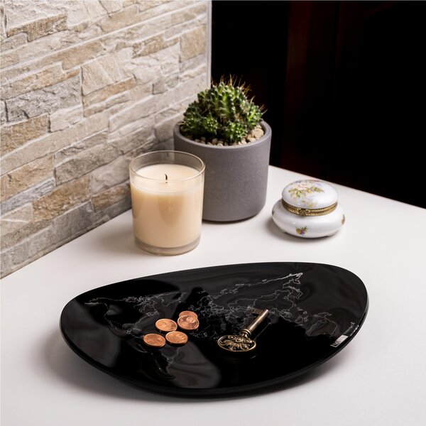 Vuotatasche global thinking nero, spessore 5 mm