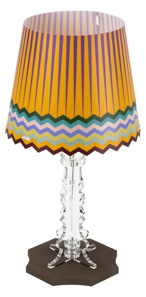 Lampada da Tavolo Abat Jour Piccola h 35 cm in cristallo Acrilico Brighella 18,5x18,8xh 35 cm decoro RAINBOW
