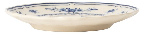 Piatto da dolce blu/beige in gres ø 17 cm Vila – Costa Nova