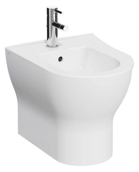 Bidet filo muro a terra Mia Round di Vitra sanitari