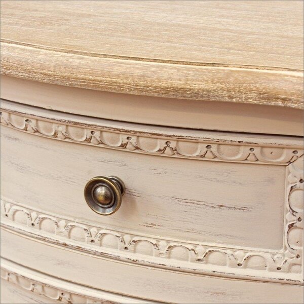 Comodino color crema Clarisse – Bizzotto