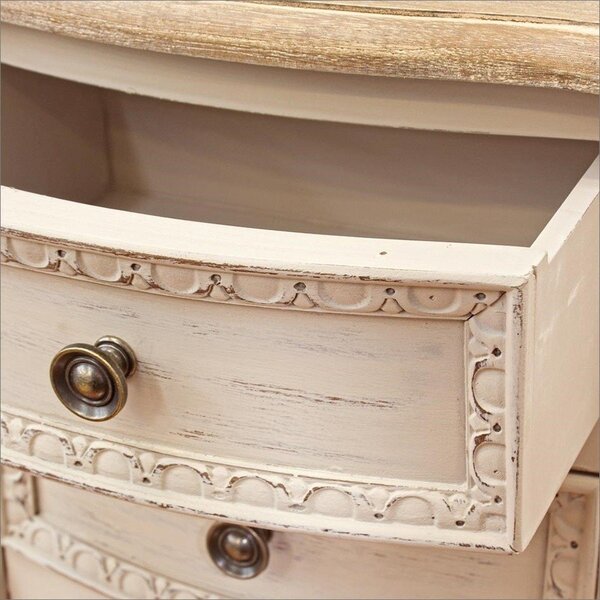 Comodino color crema Clarisse – Bizzotto
