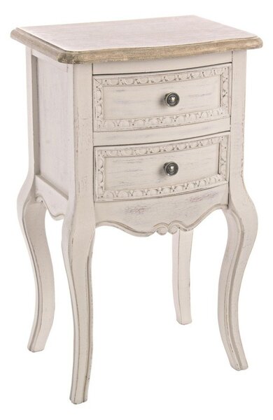 Comodino color crema Clarisse – Bizzotto