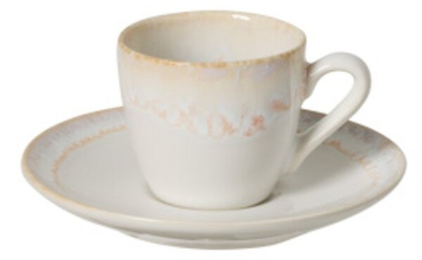 Tazzina per espresso bianca in gres 100 ml Taormina – Casafina