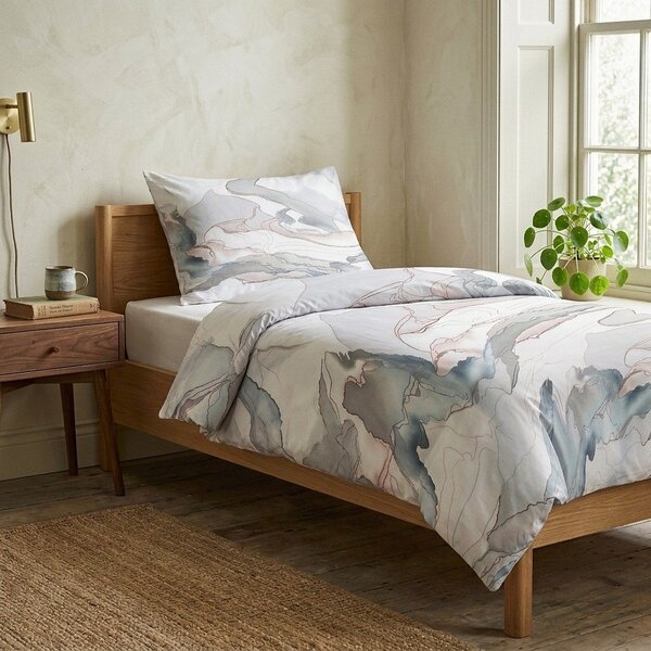 Set copripiumino e federa in cotone per letto singolo 140x200 cm Tramin – Cotton House