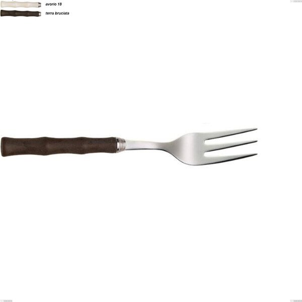 Forchetta da servizio acqua eme, Acciaio 18/10 AISI 304 lucido manicatura acrilica, lunghezza 239 mm