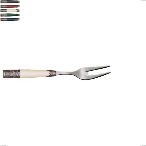 Forchetta carne aria, acciaio 18/10 aisi304 colorato Dimensioni 208 mm manico in Acrilico e Metallo