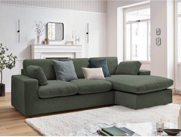 Divano angolare verde Belair – Bobochic Paris