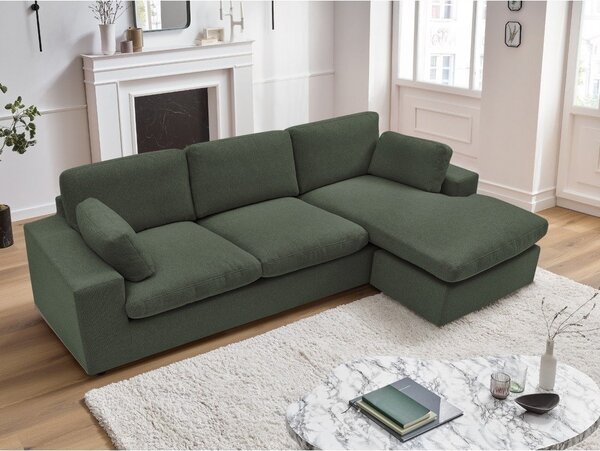 Divano angolare verde Belair – Bobochic Paris