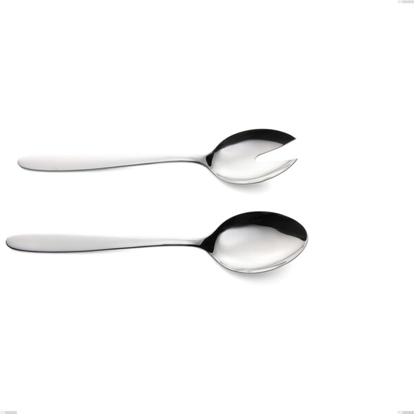Coppia insalata armonia, Acciaio inox Aisi 304 lucido, spessore 3 mm, lunghezza 242 mm
