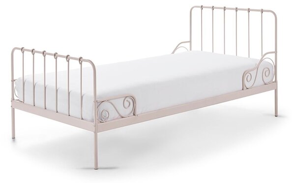 Lettino per bambini in metallo rosa , 90 x 200 cm Alice - Vipack