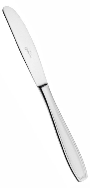 Coltello tavola Linea ATENA in Acciaio 18/10 (AISI 304) lunghezza 210 mm, spessore 2,0 mm, finitura inox lucido lavabili in lavastoviglie
