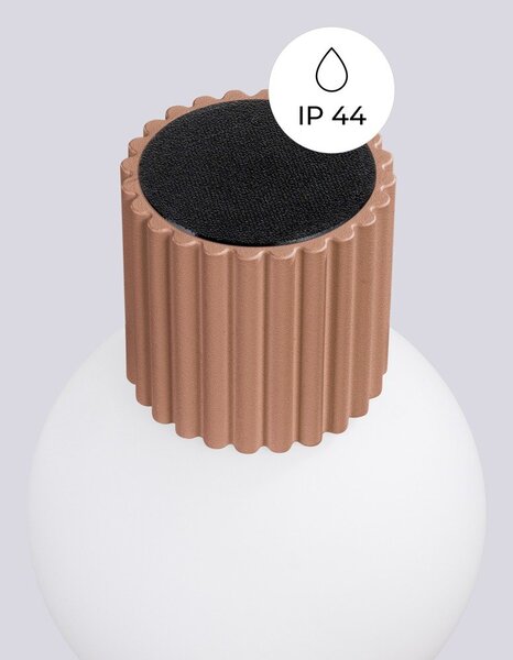 Lampada da parete marrone chiaro ø 12 cm Orbital – Sollux