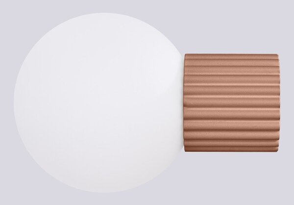 Lampada da parete marrone chiaro ø 12 cm Orbital – Sollux