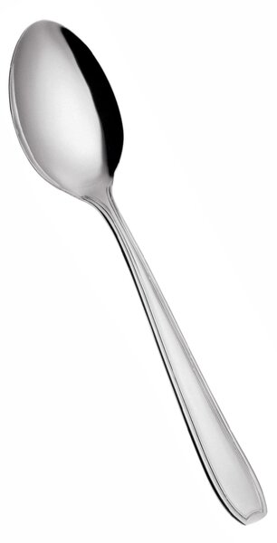 Cucchiaio da tavola/Minestra tavola Linea ATENA in Acciaio 18/10 (AISI 304) lunghezza 200 mm, spessore 2,0 mm, finitura inox lucido lavabili in lavastoviglie