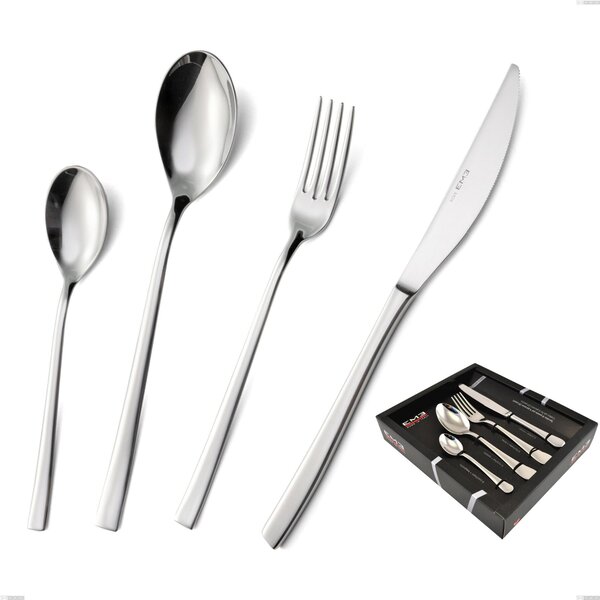 Confezione vetrina 24 pezzi celine, Acciaio inox Aisi 304 lucido, spessore 4.5 mm