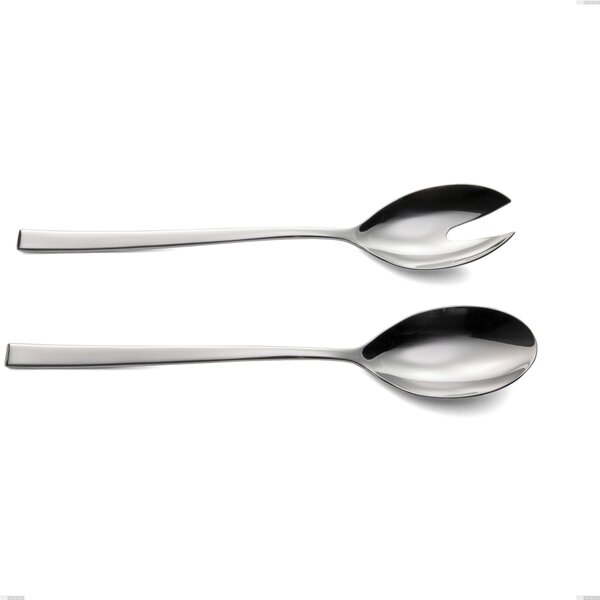 Coppia insalata celine, Acciaio inox Aisi 304 lucido, spessore 4.5 mm, lunghezza 263 mm