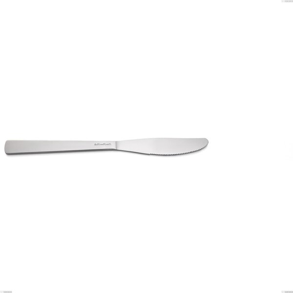 Coltello tavola economico doram, Acciaio inox Aisi 304 lucido, spessore 2.5 mm, lunghezza 215 mm