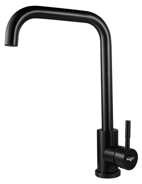 Miscelatore per cucina SP-10021-N, colore nero, acciaio inossidabile 304, valvola in Vetroceramica
